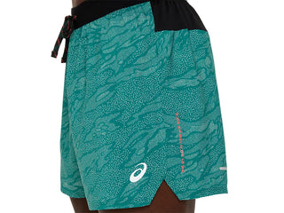 Asics Fujitrail All Over Print 5" Shorts | Rainy Lake