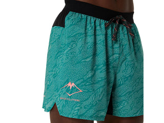 Asics Fujitrail All Over Print 5" Shorts | Rainy Lake