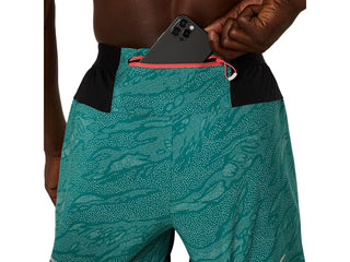 Asics Fujitrail All Over Print 5" Shorts | Rainy Lake