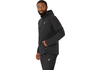 Asics Mens Road Packable Jacket Black Taskers Sports