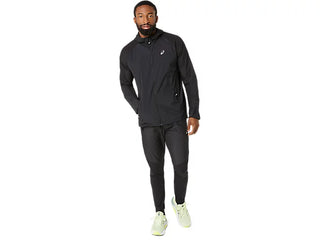 Asics Mens Road Packable Jacket | Black