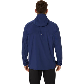 Asics Mens Road Packable Jacket | Blue Expanse