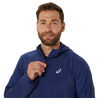 Asics Mens Road Packable Jacket | Blue Expanse