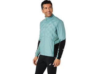 Asics Mens Road Winter Jacket | Celadon