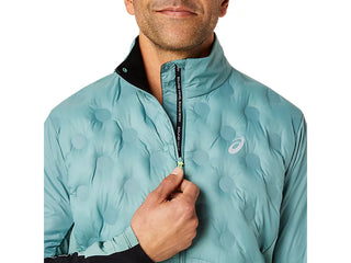 Asics Mens Road Winter Jacket | Celadon