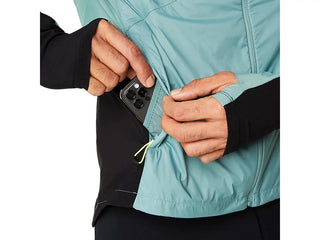 Asics Mens Road Winter Jacket | Celadon