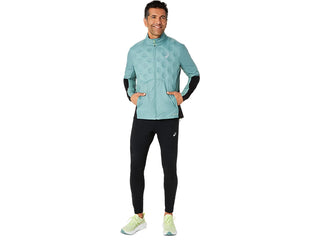 Asics Mens Road Winter Jacket | Celadon