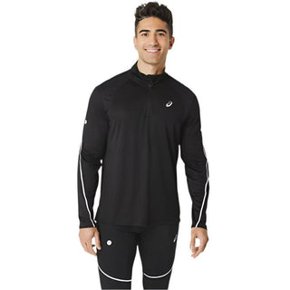 Asics Mens Road Lite-Show 1/2 Zip Top | Performance Black