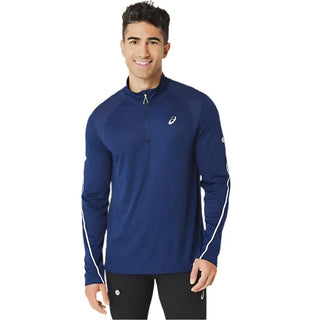 Asics Mens Road Lite-Show 1/2 Zip Top | Blue Expanse