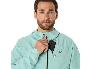 Asics Metarun Waterproof Jacket | Oasis Green