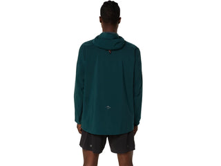 Asics Mens Fujitrail Elite Waterproof Jacket | Saxon Green