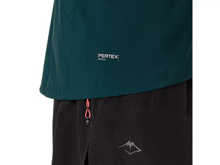 Asics Mens Fujitrail Elite Waterproof Jacket | Saxon Green