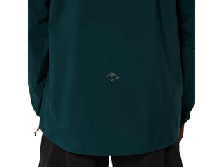 Asics Mens Fujitrail Elite Waterproof Jacket | Saxon Green