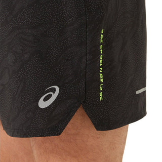 Asics Mens Fujitrail All Over Print 5" Shorts | Performance Black