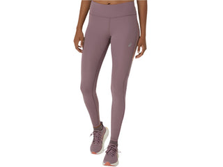 Asics Womens Icon Tight | Dusty Mauve/Faded Orange