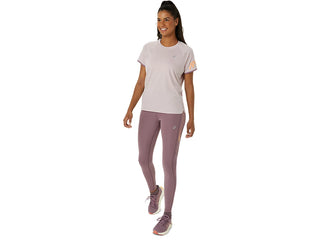 Asics Womens Icon Tight | Dusty Mauve/Faded Orange