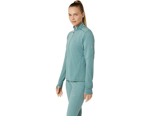 Asics Womens Road Winter 1/2 Zip | Celadon