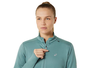 Asics Womens Road Winter 1/2 Zip | Celadon