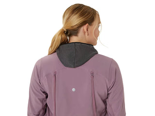 Asics Womens Road Winter Jacket | Dusty Mauve