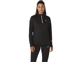 Asics Icon 1/2 Zip Top | Black