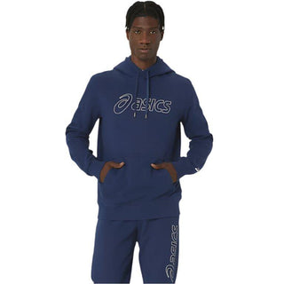 Asics Mens Logo OTH Hoodie | Blue Expanse/Navy