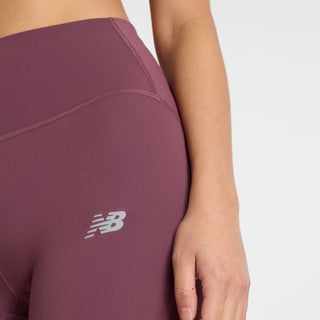 New Balance Sleek High Rise 27" Leggings | Faded Plum