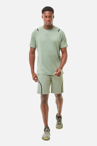 Trailberg Mens Tech Tee | Khaki