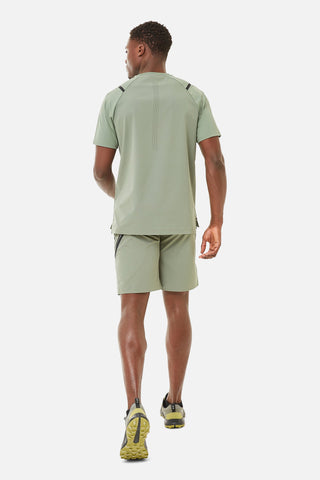 Trailberg Mens Tech Tee | Khaki