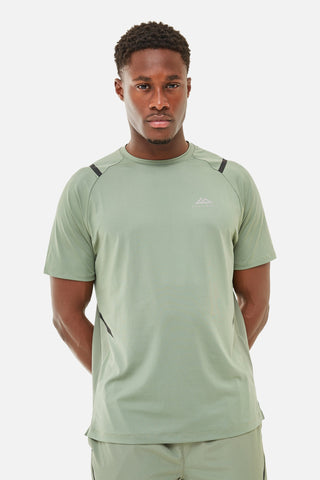 Trailberg Mens Tech Tee | Khaki