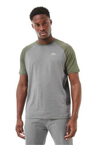 Trailberg Mens Tricolour Tee | Castlerock/Beetle