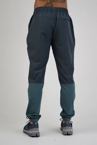 Reprimo Glide Pants | Green Azure/Shadow Blue