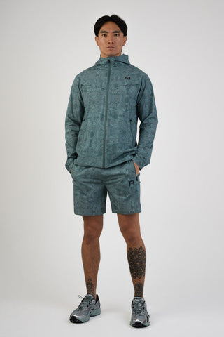 Reprimo Shibori Windbreaker | Green