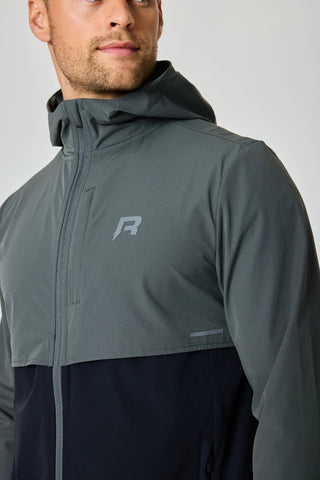 Reprimo Mens Precision Windbreaker | Black/Slate