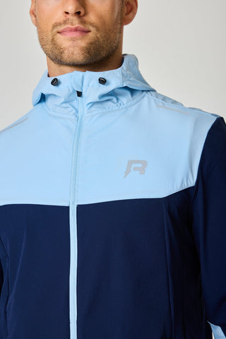 Reprimo Mens Flight Jacket | Cerulean/Navy