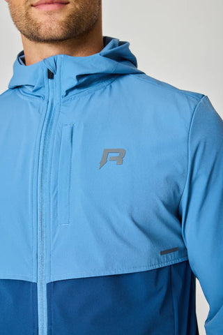 Reprimo Mens Precision Windbreaker | Ink Blue/Elemental Blue