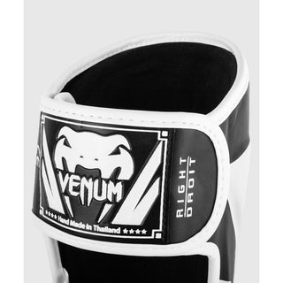 Venum Elite Standup Shin Guards | Black/White