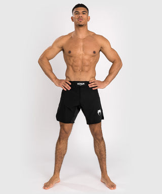 Venum Mens Contender Fight Shorts | Black/White