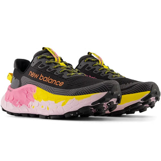 New Balance Womens FFX More Trail v3 | Black/Ginger Lemon/Real Pink