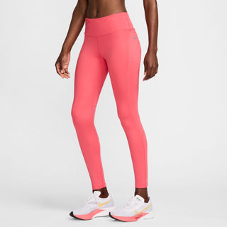 Nike Womens Epic Fast Mid-Rise Leggings | Aster Pink/Reflective Silver