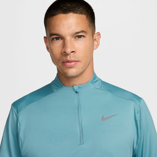 Nike Mens DF 1/2 Zip | Denim Turq/Reflective Silver