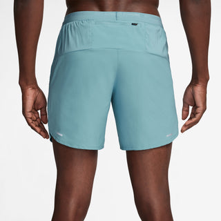 Nike Mens Dri-FIT 7" Brief Lined Shorts | Denim Turq/Reflective