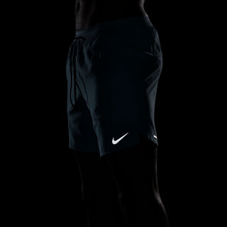 Nike Mens Dri-FIT 7" Brief Lined Shorts | Denim Turq/Reflective