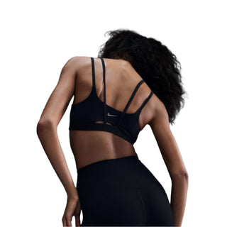 Nike Womens Zenvy Strappy. Sports Bra | Black/Sail