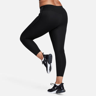 Nike Womens Universa Mid-Rise 7/8 Leggings | Black