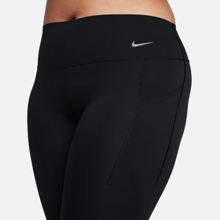 Nike Womens Universa Mid-Rise 7/8 Leggings | Black