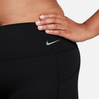 Nike Womens Universa Mid-Rise 7/8 Leggings | Black