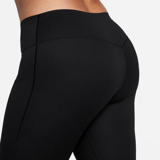 Nike Womens Universa Mid-Rise 7/8 Leggings | Black