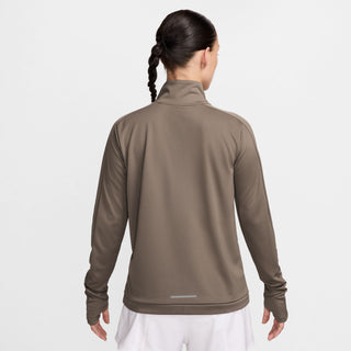 Nike Womens Dri-FIT Pacer 1/4 Zip | Mink Brown/Reflective Silver