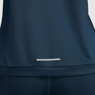 Nike Womens Dri-FIT Pacer 1/4 Zip | Armoury Navy/Reflective Silver