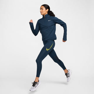 Nike Womens Dri-FIT Pacer 1/4 Zip | Armoury Navy/Reflective Silver